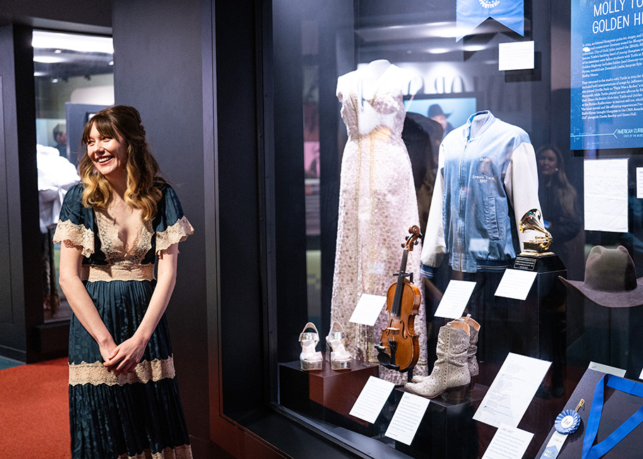 Molly Tuttle attends the opening of American Currents: State of the Music at Country Music Hall of Fame and Museum on March 04, 2025 in Nashville, Tennessee. (Photo by John Shearer/Getty Images for the Country Music Hall of Fame and Museum)