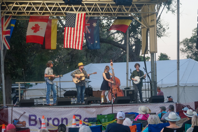 Rick Faris at the 2025 Oklahoma International Bluegrass Festival - photo © Pamm Tucker