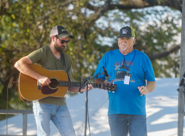Bones Patton at the 2025 Oklahoma International Bluegrass Festival - photo © Pamm Tucker