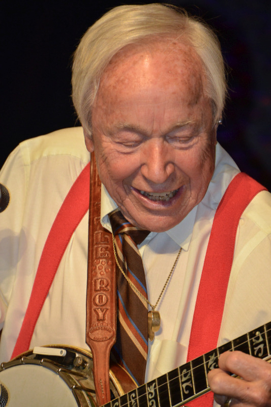 Little Roy Lewis at the November 2025 Industrial Strength Bluegrass Festival - photo © Bill Warren