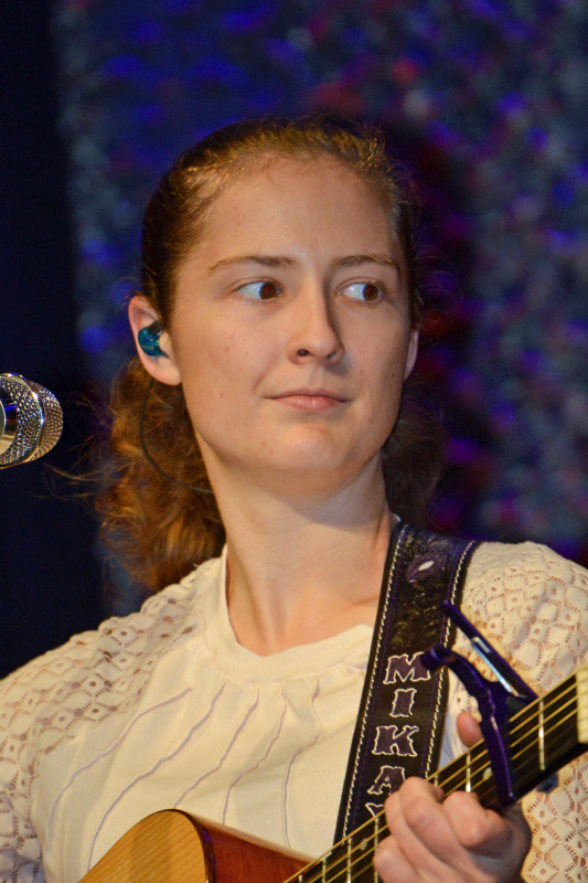 Mikayla Hyde with the Little Roy and Lizzy Show at the November 2025 Industrial Strength Bluegrass Festival - photo © Bill Warren