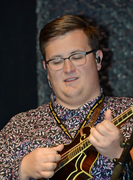 Ryan Paisley with Danny Paisley & The Souther Grass at the November 2025 Industrial Strength Bluegrass Festival - photo © Bill Warren