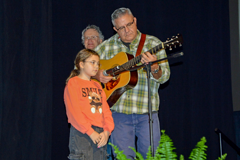 Annabelle and Kenny Smith at the November 2025 Industrial Strength Bluegrass Festival - photo © Bill Warren