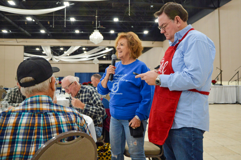 Saturday charity brunch at the November 2025 Industrial Strength Bluegrass Festival - photo © Bill Warren