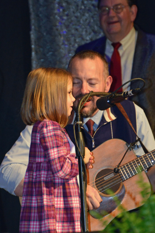Adam and Harper McIntosh at the November 2025 Industrial Strength Bluegrass Festival - photo © Bill Warren