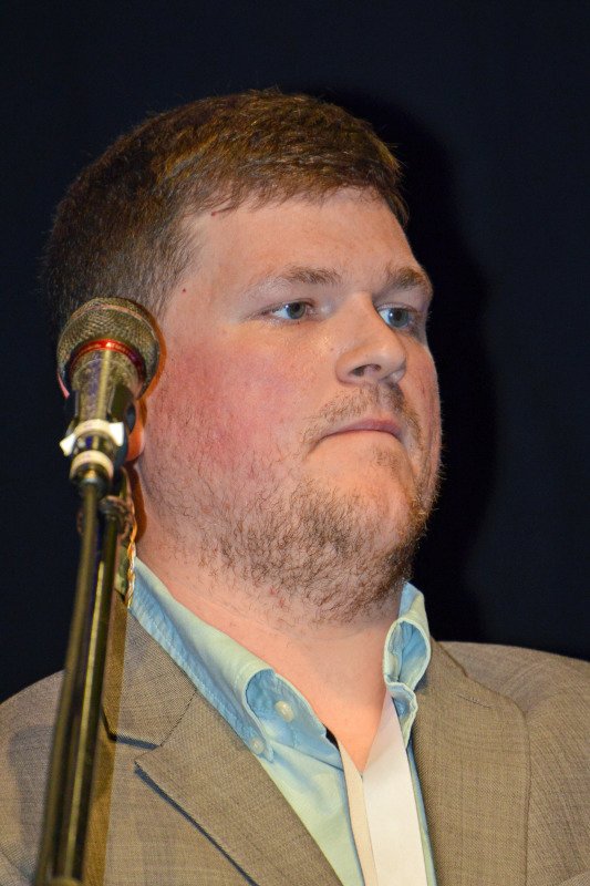 Troy Boone with Russell Moore & IIIrd Tyme Out at the November 2025 Industrial Strength Bluegrass Festival - photo © Bill Warren