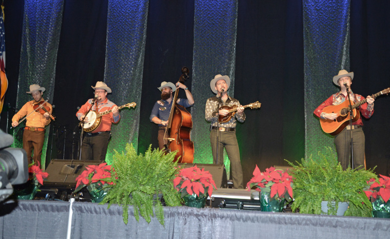 The Po' Ramblin' Boys at the November 2025 Industrial Strength Bluegrass Festival - photo © Bill Warren
