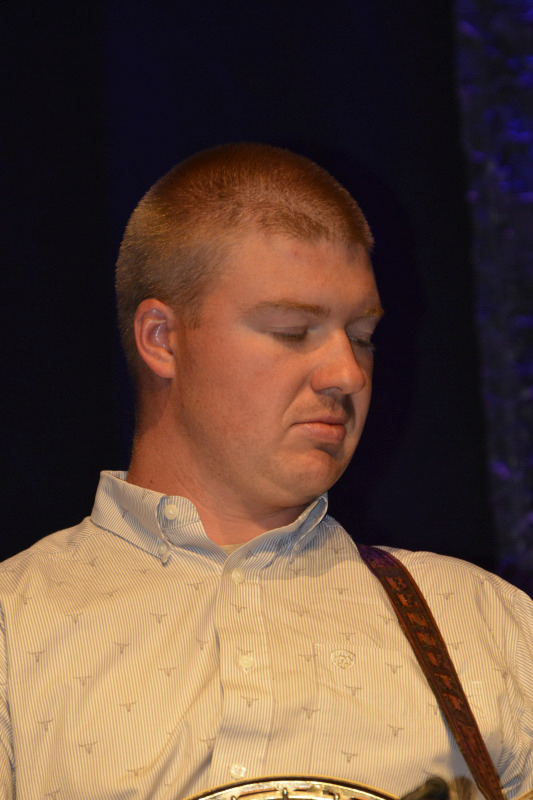 Chase Bennett with Caroline Owens & New Company at the November 2025 Industrial Strength Bluegrass Festival - photo © Bill Warren