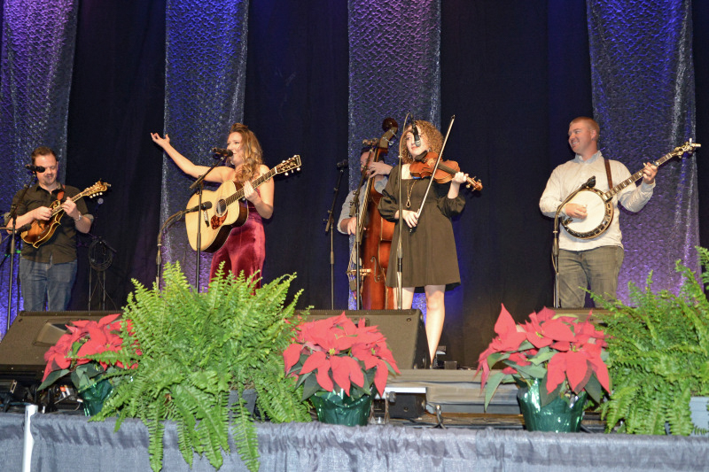 Caroline Owens & New Company at the November 2025 Industrial Strength Bluegrass Festival - photo © Bill Warren