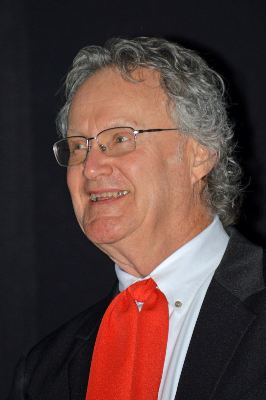 MC Blake Williams at the November 2025 Industrial Strength Bluegrass Festival - photo © Bill Warren