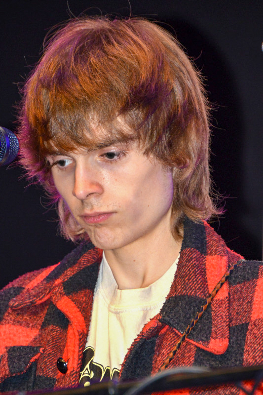 Wyatt Ellis with The Smoky Mountain All Stars at the Bluegrass Christmas in the Smokies pre-show party for 2025 - photo © Bill Warren