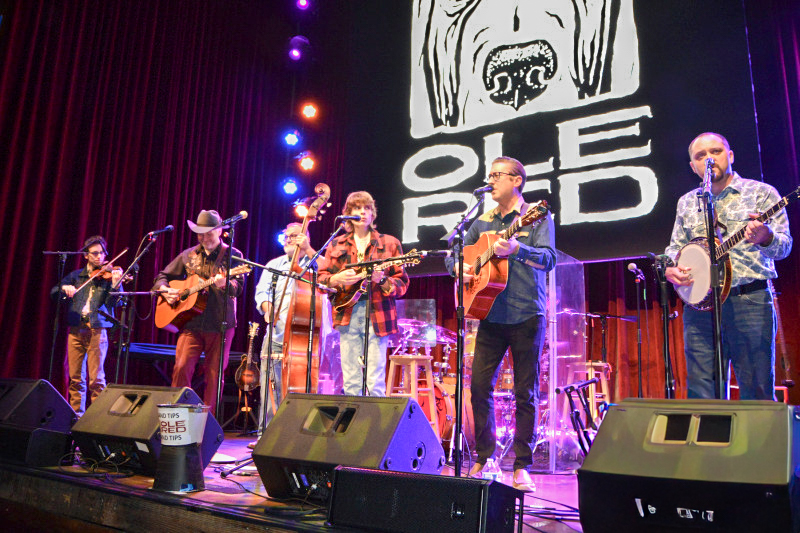 The Smoky Mountain All Stars at the Bluegrass Christmas in the Smokies pre-show party for 2025 - photo © Bill Warren