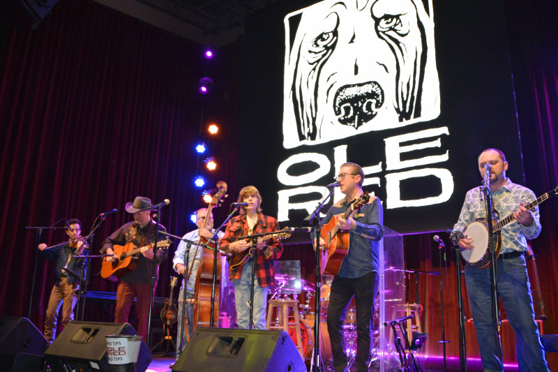 The Smoky Mountain All Stars at the Bluegrass Christmas in the Smokies pre-show party for 2025 - photo © Bill Warren