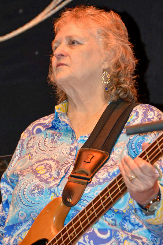 Lorraine Jordan with Country Grass at the Bluegrass Christmas in the Smokies pre-show party for 2025 - photo © Bill Warren