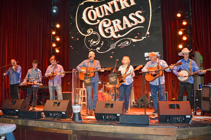 Country Grass at the Bluegrass Christmas in the Smokies pre-show party for 2025 - photo © Bill Warren