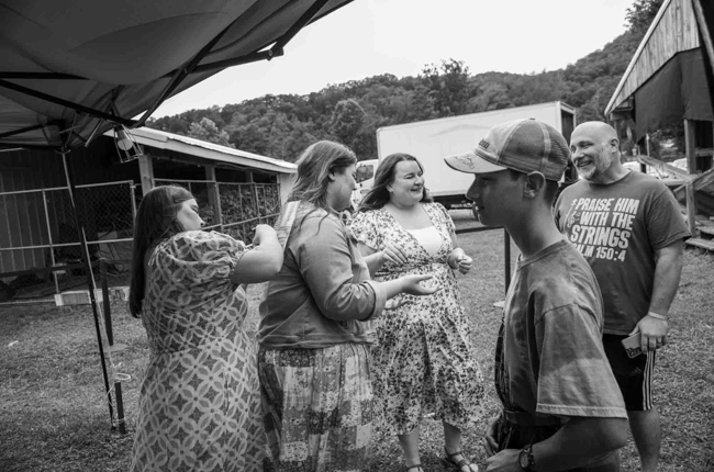 The Cox Family at Pickin' in Parsons 2025 - photo © Jeromie Stephens