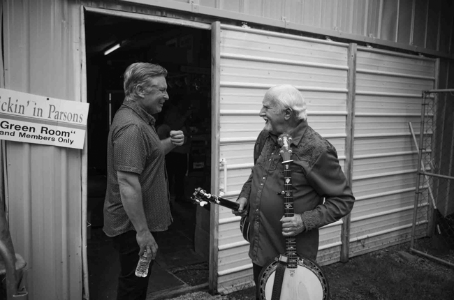 Greg Cahill and Eric Gibson at Pickin' in Parsons 2025 - photo © Jeromie Stephens