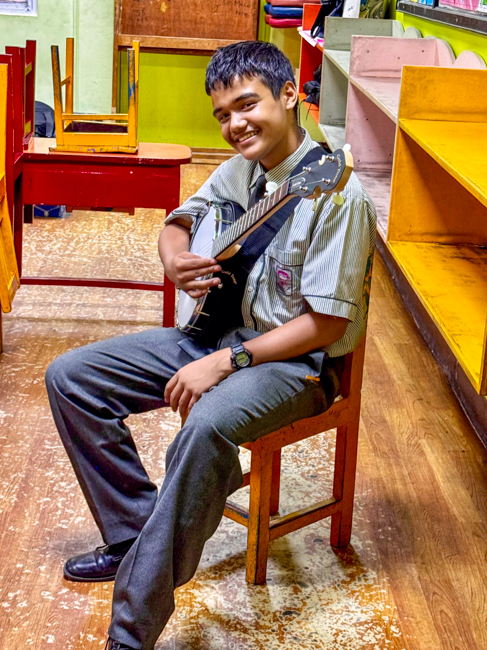 Bluegrass Journeymen Academy at Triyog High School in Kathmandu, Nepal.